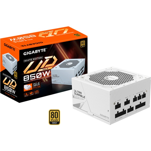 GIGABYTE GP-UD850GM PG5W Fuente de alimentación de PC blanco