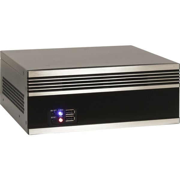 Inter-Tech 88887315 Caja HTPC negro/Plateado