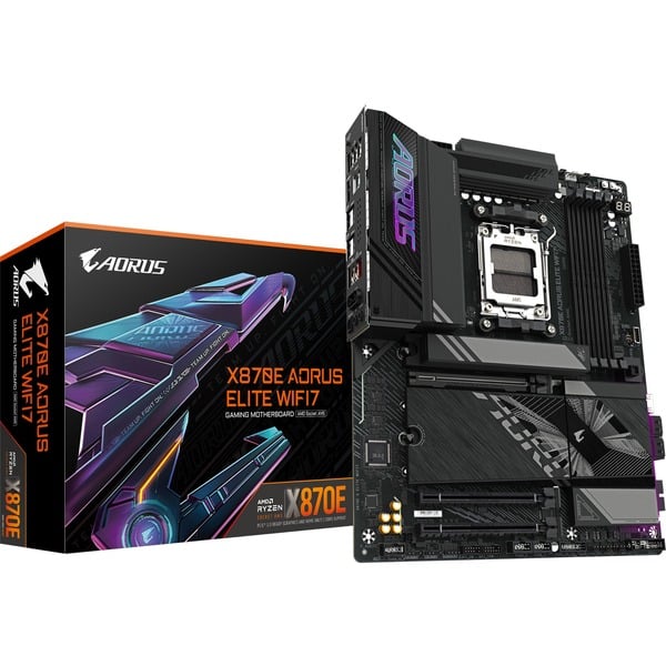 GIGABYTE X870E AORUS ELITE WIFI7 Placa base negro