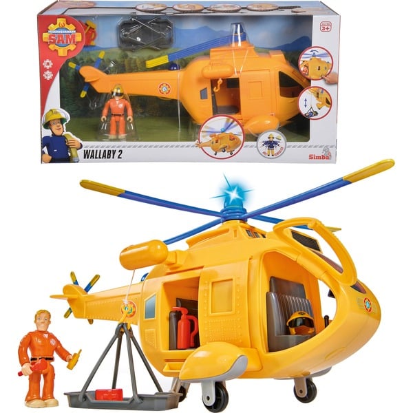 Simba 109251002 vehículo de juguete amarillo/Azul Helicóptero 3 año(s) De plástico Amarillo