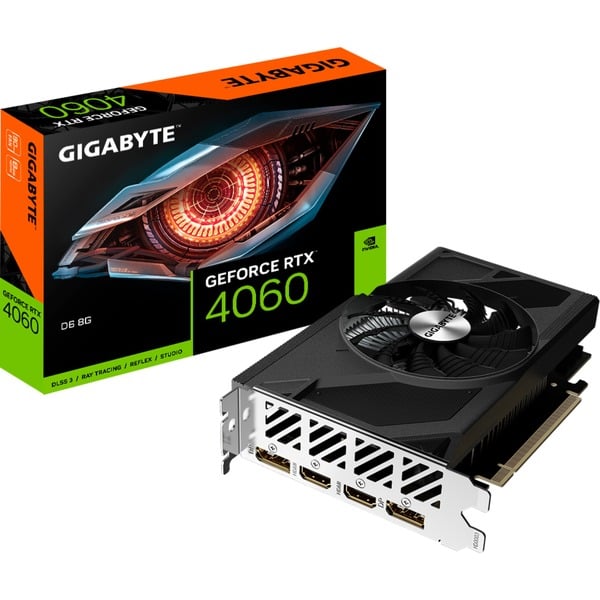 GIGABYTE GV-N4060D6-8GD Tarjeta gráfica blanco