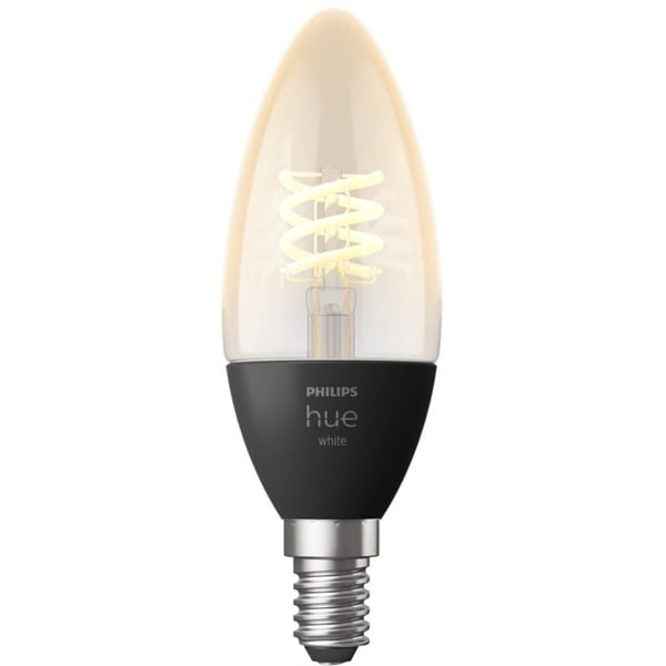 Philips HUE Vela - Bombilla inteligente E14 Lámpara LED Philips Hue White Vela - Bombilla inteligente E14 Bombilla inteligente Negro Bluetooth/Zigbee LED E14 Blanco suave