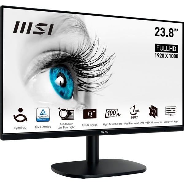 MSI PRO MP245V Monitor LED negro