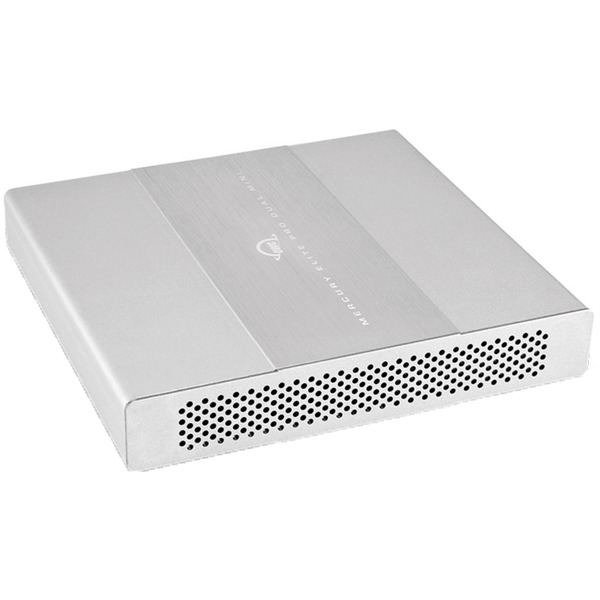 OWC Mercury Elite Pro Blanco 2.5" Caja de unidades aluminio 2.5" SATA 6 Gbit/s Conexión USB Blanco