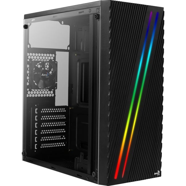 Aerocool Streak Midi Tower Negro Cajas de torre negro Midi Tower PC Negro ATX micro ATX Mini-ITX Acrilonitrilo butadieno estireno (ABS) SPCC Multi