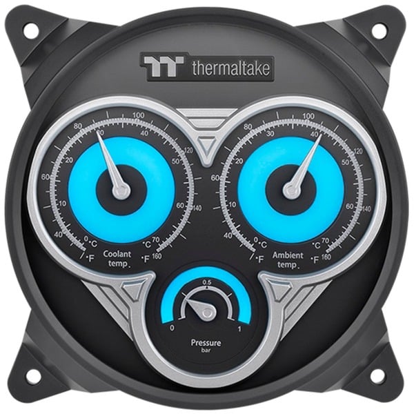 Thermaltake Pacific TF3 Liquid Cooling System Dashboard Conjunto negro