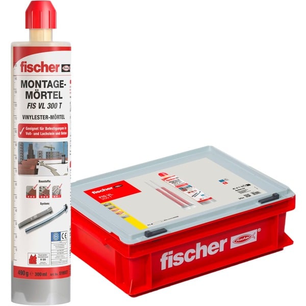 Fischer FIS VL 300 T 558724 Mortero gris