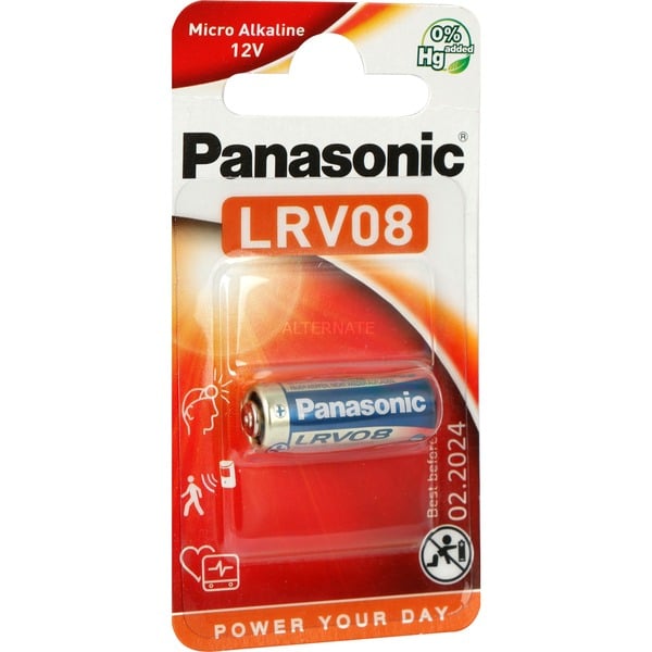 Panasonic LRV08 Batería de un solo uso Alcalino