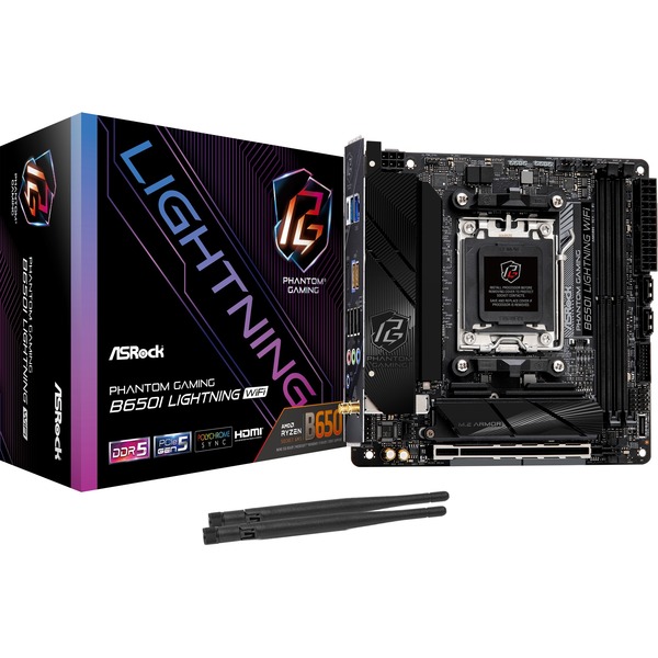 ASRock B650I Lightning WiFi Placa base negro