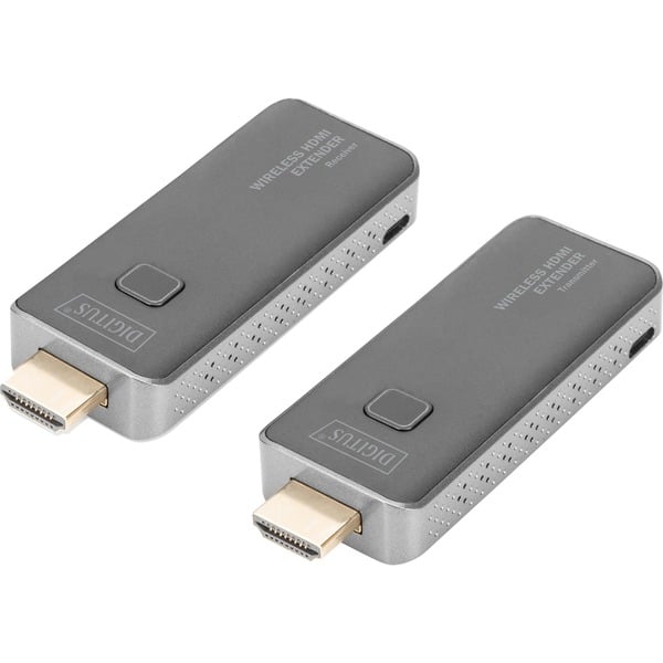 Digitus DS-55318 Alargador de HDMI negro/Plateado