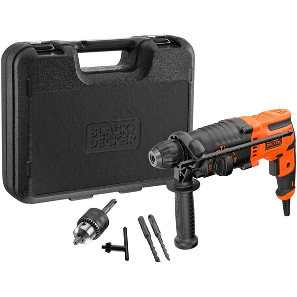 BLACK+DECKER BEHS01K-QS Martillo perforador negro/Naranja