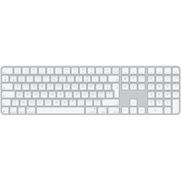 Apple MXK73F/A Teclado plateado/blanco