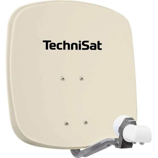 TechniSat Digidish 45 Twin antena de satélite Beige Antena parabólica beige Beige Aluminio 45 cm