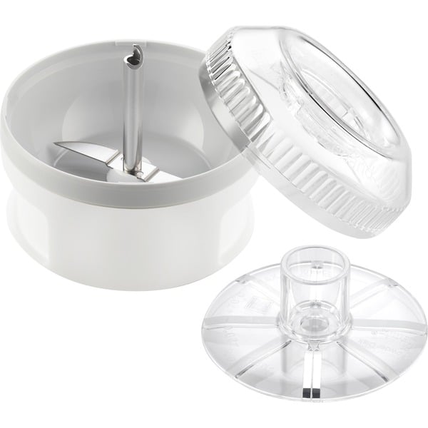 Unold 5080 picadora manual de alimentos Transparente Blanco Ensayo blanco/Transparente Transparente Blanco Plástico Acero inoxidable 0,2 L 91 mm 11,9 cm