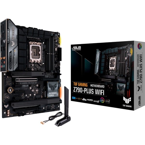 ASUS TUF GAMING Z790-PLUS WIFI Placa base negro/Gris