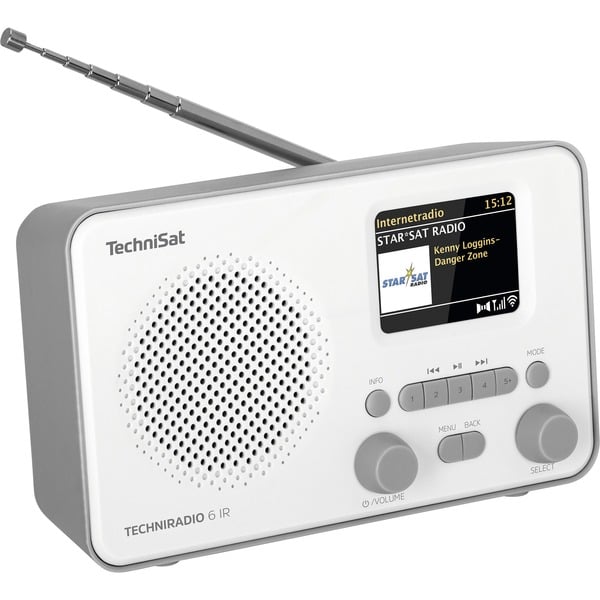 TechniSat 0001/3961 Radio por Internet blanco