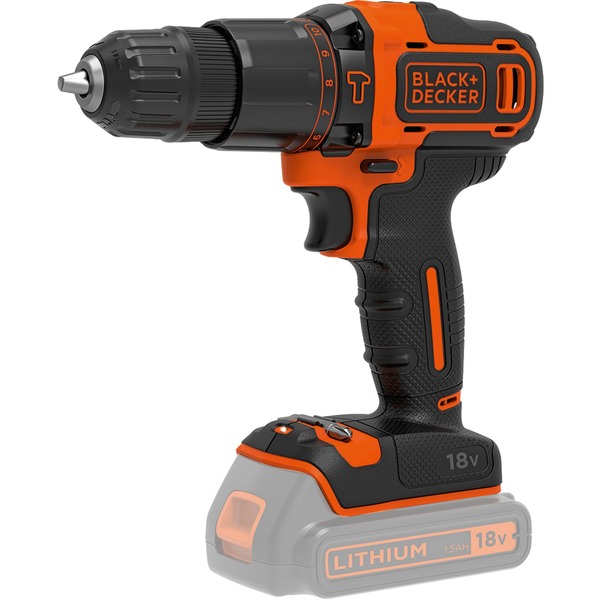 BLACK+DECKER BDCH188N 1350 RPM Negro Naranja Martillo atornillador negro/Naranja Taladro de pistola 1 cm 1350 RPM 2,5 cm 1 cm 400 RPM