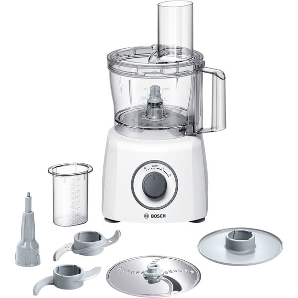 Bosch Home MCM3100W robot de cocina 800 W 2,3 L Blanco blanco 2,3 L Blanco Giratorio 1,2 m 220 - 240 V Plástico