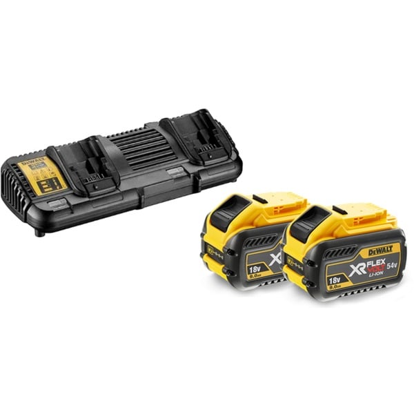 DeWalt DCB132X2-QW Cargador negro/Amarillo