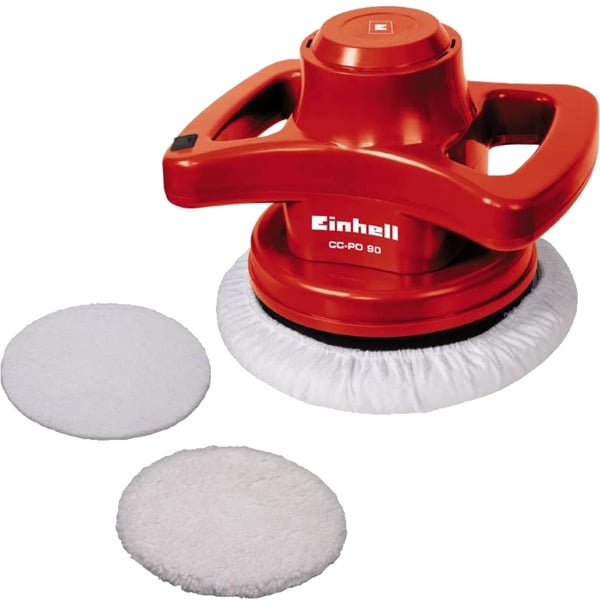 Einhell CC-PO 90 abrillantador para coches 90 W 2400 RPM Pulidor rojo 2400 RPM 90 W Rojo 1,91 kg Corriente alterna