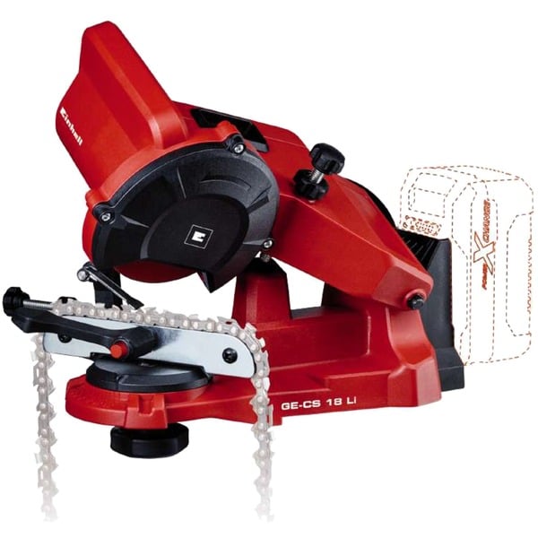 Einhell GE-CS 18 Li - Solo 6500 RPM Afilador rojo/Negro 6500 RPM 10,8 cm 2,3 cm 3,2 mm 1,68 kg 285 mm