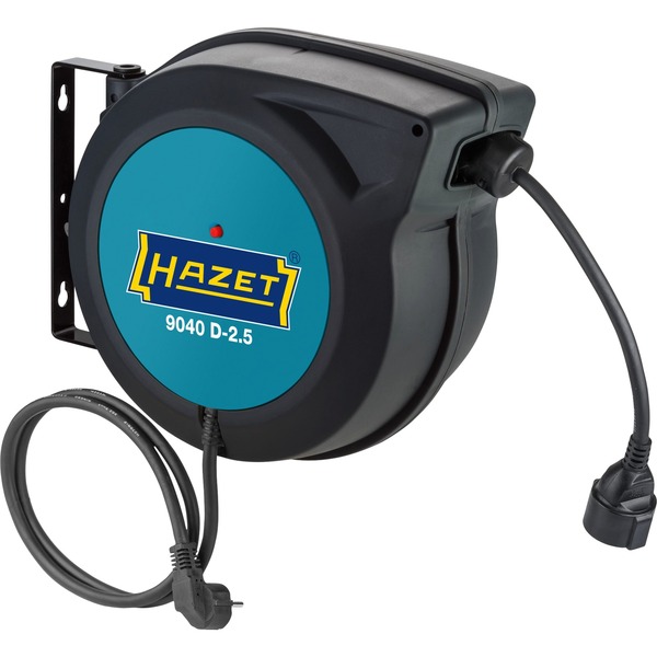 Hazet 9040D-2.5 enrollacables 230 V Enrrollacables negro/Azul Negro Azul 230 V 20 m IP20 9,2 kg