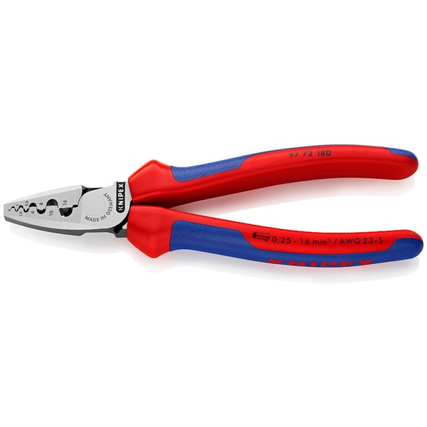 Knipex KP-9772180 Crimpadoras Herramienta combinada 1,6 cm