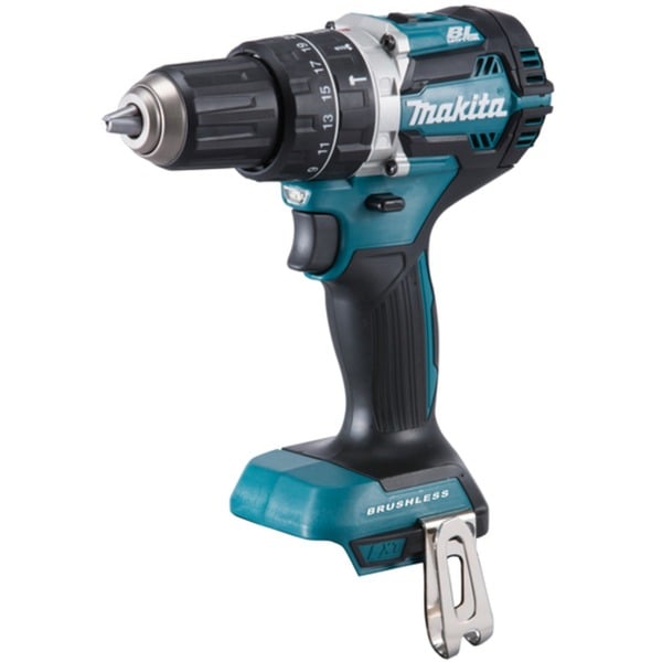 Makita DHP484Z taladro Sin llave 1,6 kg Negro Azul Martillo atornillador azul/Negro Taladro de pistola Sin llave 1,3 cm 3,6 cm 1,3 cm 1,3 cm