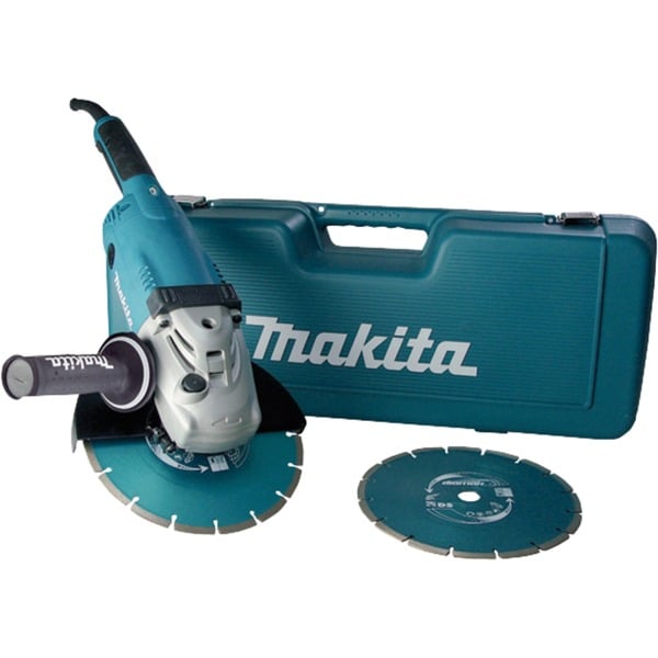 Makita GA9020RFK3 6600RPM 230mm 5800g amoladora angular azul/Negro 6600 RPM M14 90 dB 101 dB 6 m/s² Corriente alterna