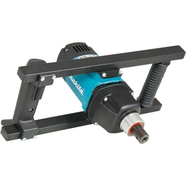 Makita UT1400 mezcladora 580 RPM 1300 W Agitador negro/Azul Laca Mortero Pintura Yeso Polvo Negro Azul M14 97 dB 580 RPM 50 kg