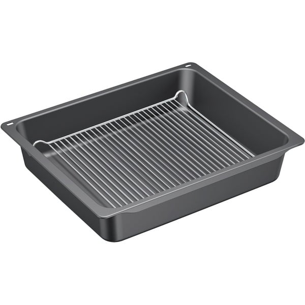 Siemens HZ633070 bandeja de horno Rectangular Bandeja para hornear gris oscuro Rectangular Negro