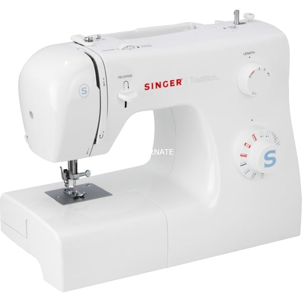 Singer Tradition Máquina de coser automática Electromecánica blanco Blanco Máquina de coser automática Costura Paso 4 Giratorio Electromecánica