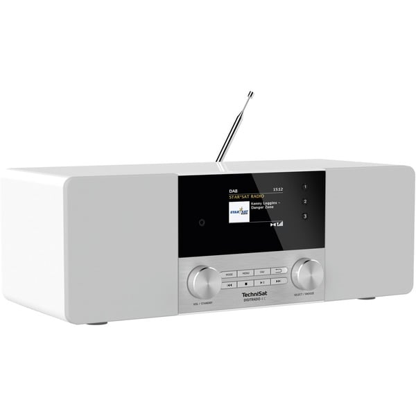 TechniSat 0001/3937 Radio blanco