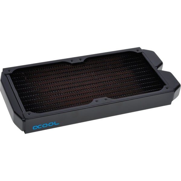 AlphaCool NexXxoS ST30 Radiador negro Radiador Latón Cobre Acero Negro 125 mm 278 mm 30 mm