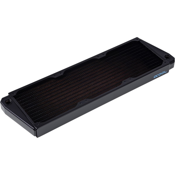 AlphaCool NexXxoS ST30 Radiador negro Radiador Latón Cobre Acero Negro 12 cm 124 mm 413 mm