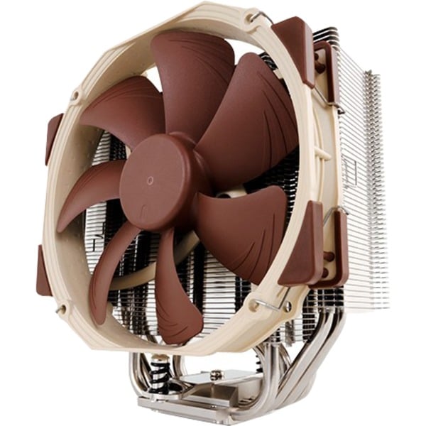 Noctua NH-U14S sistema de refrigeración para ordenador Procesador Enfriador 12 cm Marrón Acero inoxidable Disipador de CPU Enfriador 12 cm 1500 RPM 24,6 dB 140,2 m³/h Marrón Acero inoxidable