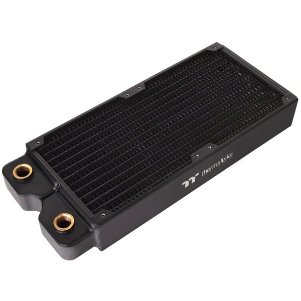 Thermaltake CL-W236-CU00BL-A accesorio o pieza de sistema de refrigeración para ordenador Bloque de radiador negro Bloque de radiador Cobre Negro 1/4" 119 mm 285,4 mm