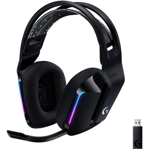 Logitech Gaming G733 Auriculares Diadema Negro Auriculares para gaming negro Auriculares Diadema Juego Negro Binaural Giratorio