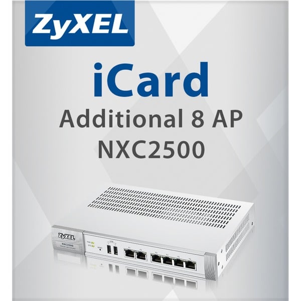 ZyXEL E-iCard 8 AP NXC2500 Licence Licencia ZyXEL E-iCard 8 AP NXC2500 Licence