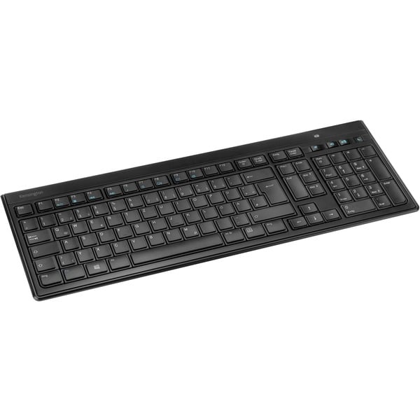 Kensington Advance Fit teclado RF inalámbrico Alemán Negro negro Completo (100%) Inalámbrico RF inalámbrico Negro