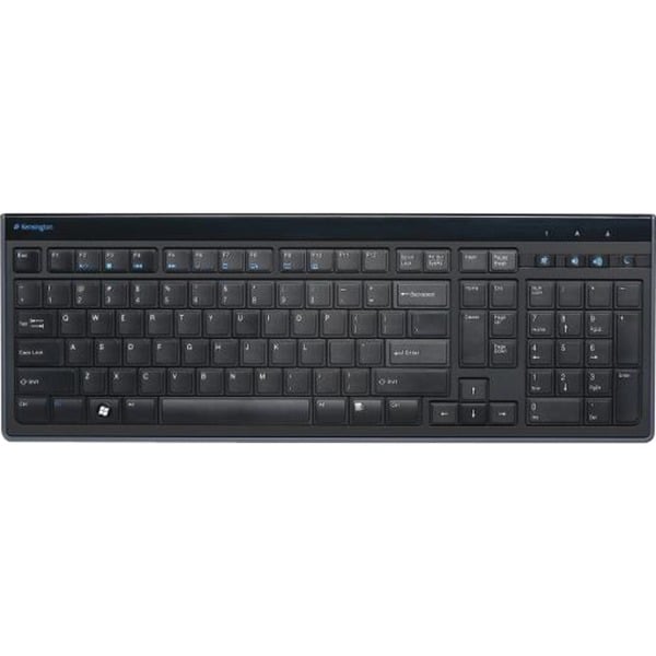 Kensington Advance Fit teclado USB QWERTZ Alemán Negro negro Completo (100%) Alámbrico USB QWERTZ Negro