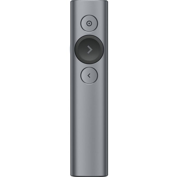 Logitech Spotlight apuntador inalámbricos Bluetooth/RF Gris Presentador Bluetooth/RF USB 30 m Gris