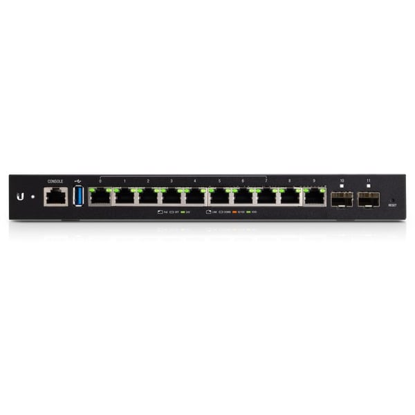 Ubiquiti EdgeRouter 12P router Gigabit Ethernet Negro Ethernet WAN Gigabit Ethernet Negro