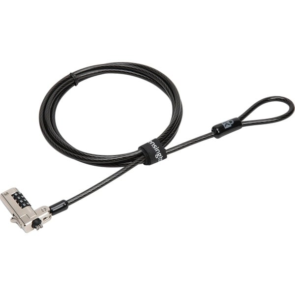 Kensington N17 cable antirrobo Negro 1 m Cerradura de código negro 1 m Cerradura con combinación Acero al carbón Negro