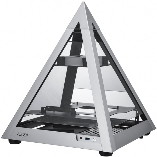 AZZA Pyramid Mini 806 Caja abierta/Benchmark aluminio/Negro