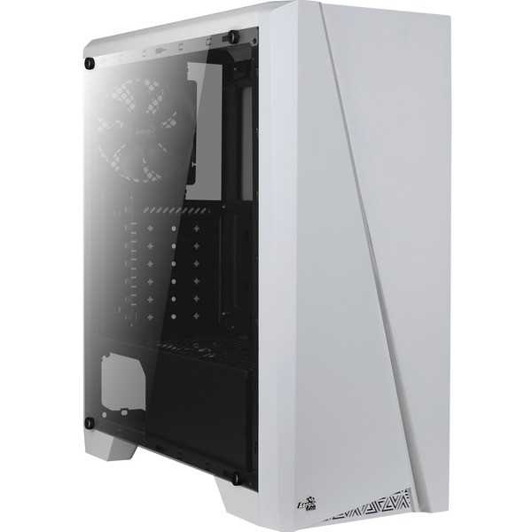 Aerocool Cyclon Midi Tower Blanco Cajas de torre blanco Midi Tower PC Blanco ATX micro ATX Mini-ITX Frente 15,5 cm