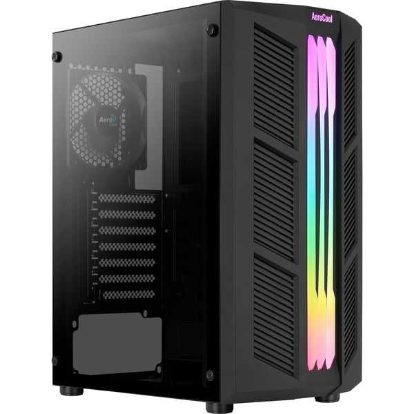 Aerocool Prime Midi Tower Negro Cajas de torre negro Midi Tower PC Negro ATX micro ATX Mini-ITX Acrilonitrilo butadieno estireno (ABS) SPCC Juego