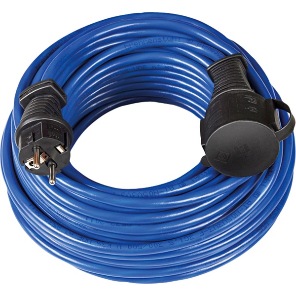 Brennenstuhl 1169820 base múltiple 25 m 1 salidas AC Cable alargador azul 25 m 1 salidas AC IP44 Azul