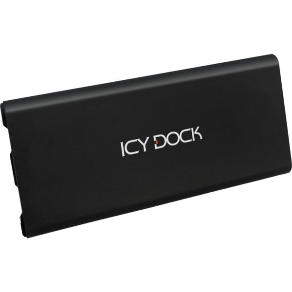 Icy Dock MB861U31-1M2B caja para disco duro externo Caja externa para unidad de estado sólido (SSD) Negro M.2 Caja de unidades negro Caja externa para unidad de estado sólido (SSD) M.2 M.2 10 Gbit/s Conexión USB Negro