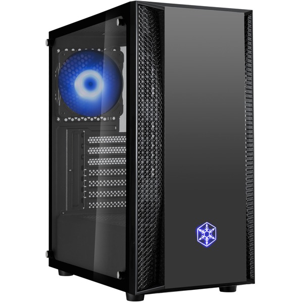 SilverStone FARA B1 RGB Torre Negro Cajas de torre negro Torre PC Negro ATX micro ATX Mini-ITX Plástico Acero Vidrio templado Azul Verde Rojo